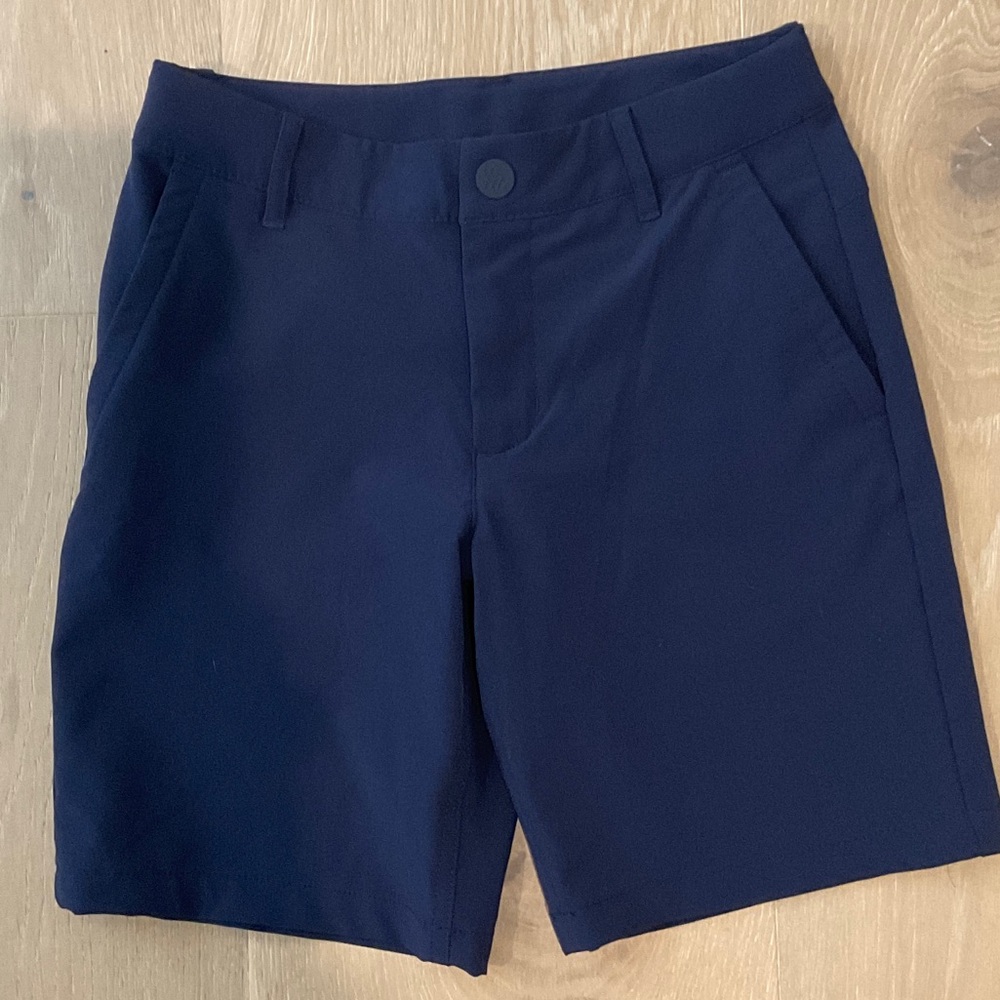 All in Motion Dark Blue Flat Front Shorts